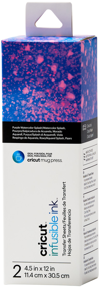 Cricut Infusible Ink Transfer Sheets 2-Pack (Purple Watercolor Splash) is no longer available
