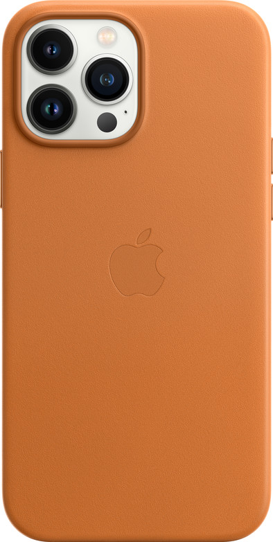 Apple iPhone 13 Pro Max Backcover mit MagSafe Leder Goldbraun ist nicht mehr verfügbar