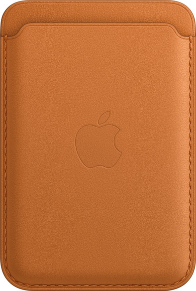 Apple Leather Card Wallet for iPhone with MagSafe Golden Brown is no longer available