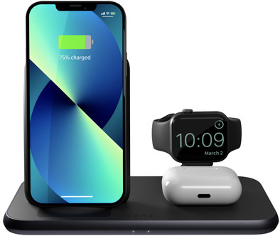 ZENS 3-in-1 Wireless Charger 10W with Stand and Apple Watch Charger Black is no longer available