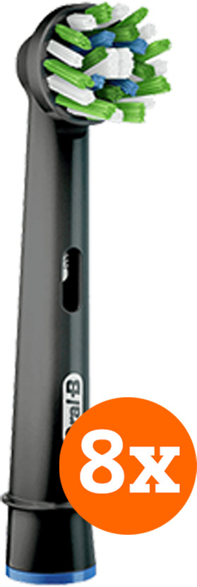 Oral-B CrossAction Aufsteckbürste Schwarz 8 Stück ist nicht mehr verfügbar