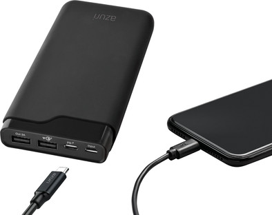 Azuri Powerbank 20.000 mAh mit Power Delivery und Quick Charge Schwarz ist nicht mehr verfügbar