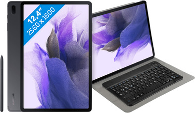 Samsung Galaxy Tab S7 FE 64GB Wifi + 5G Schwarz + Just in Case Tastaturhülle QWERZ Schwarz ist nicht mehr verfügbar