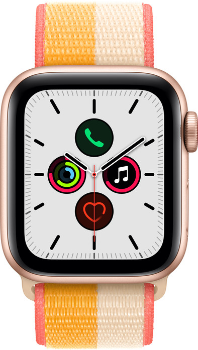 Apple Watch SE 4G 40mm Rose Gold Aluminum Maize/White Nylon Sport Loop is no longer available