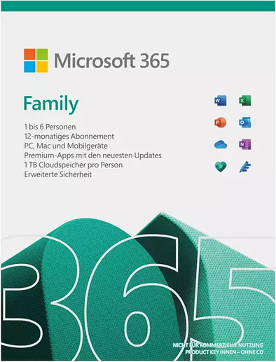 Microsoft Office 365 Family Subscription 1 Year DE is no longer available