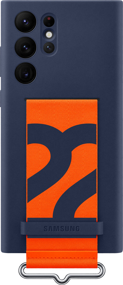 Samsung Galaxy S22 Ultra Backcover aus Silikon mit Band Blau ist nicht mehr verfügbar