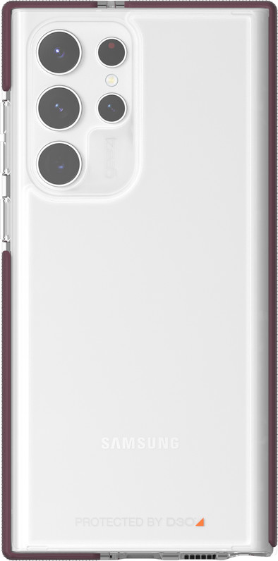 GEAR4 Santa Cruz Samsung S22 Ultra Backcover Transparent/Rot ist nicht mehr verfügbar