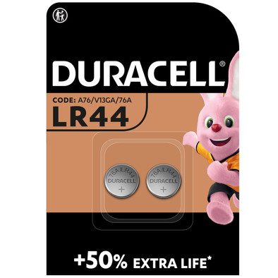 1,5-V-Alkaline-Knopfzellenbatterie Duracell Specialty LR44 2 St. ist nicht mehr verfügbar