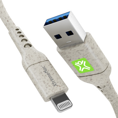 XtremeMac Eco Line USB-A-auf-Lightning-Kabel 2 m Kunststoff Creme ist nicht mehr verfügbar