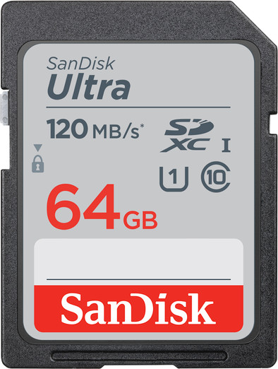 SanDisk SDXC Ultra 64GB 120MB/s is no longer available