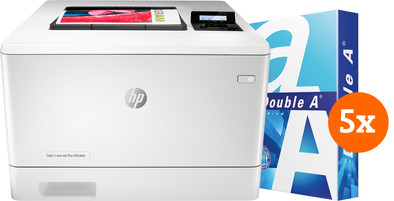 HP Color LaserJet Pro M454dn + 2500 Sheets A4 Paper is no longer available
