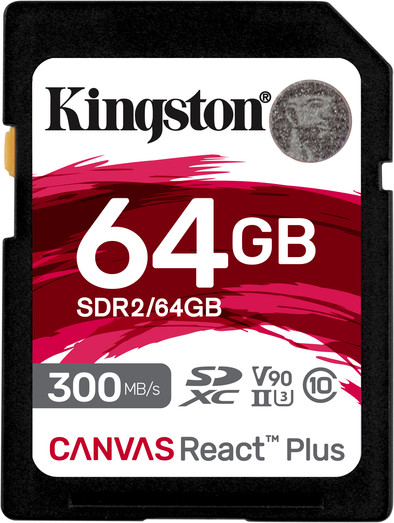 Kingston Canvas React Plus 64 GB SDXC ist nicht mehr verfügbar