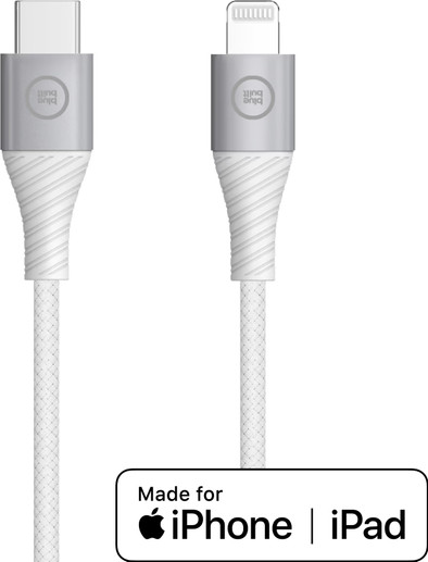 BlueBuilt USB-C to Lightning Cable 2.5m Nylon White is no longer available
