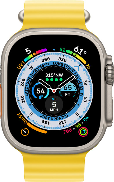 Apple Watch Ultra 4G 49 mm Ocean Armband Gelb ist nicht mehr verfügbar