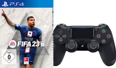 FIFA 23 PS4 + Sony DualShock Controller Schwarz ist nicht mehr verfügbar