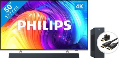 Philips The One (50PUS8507) - Ambilight (2022) + Soundbar + HDMI Cable is no longer available