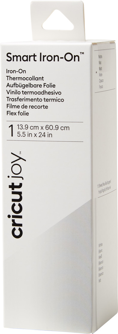 Cricut Joy Smart Iron-On White 14x60cm is no longer available