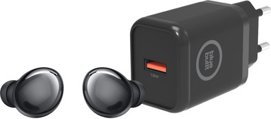 Samsung Galaxy Buds Pro Schwarz + BlueBuilt Ladegerät 18 W ist nicht mehr verfügbar