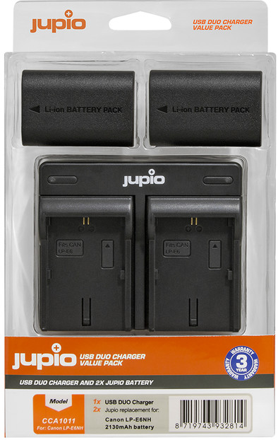Jupio Kit: 2x Battery LP-E6NH + USB Dual Charger ist nicht mehr verfügbar