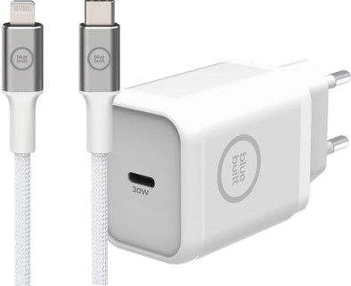 BlueBuilt Power Delivery Charger 30W + Lightning Cable 3m Nylon White is no longer available