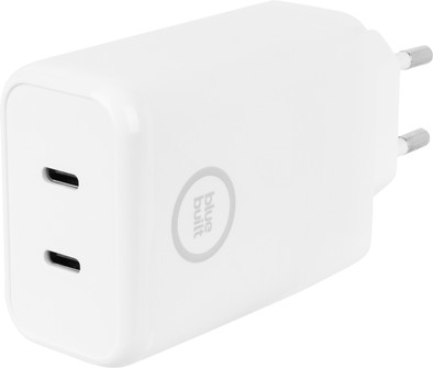 BlueBuilt Power-Delivery-Ladegerät mit zwei USB-C-Anschlüssen 45 W Weiß ist nicht mehr verfügbar