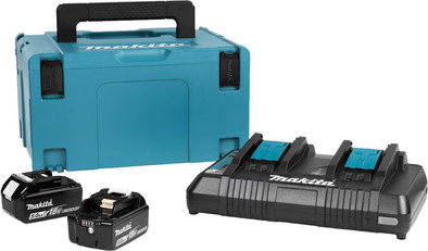 Makita LXT 18V 5.0Ah Battery (2x) + Fast Charger + Mbox is no longer available