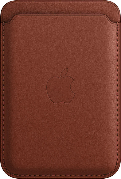 Apple Leather Card Wallet for iPhone with MagSafe Umber is no longer available