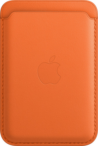Apple Wallet aus Leder für das iPhone mit MagSafe Orange ist nicht mehr verfügbar