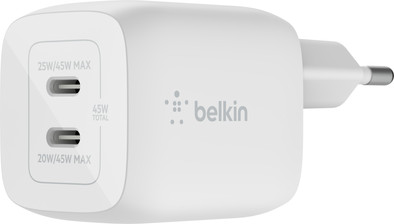 Belkin Power Delivery Charger 45W with 2 USB-C Ports is no longer available