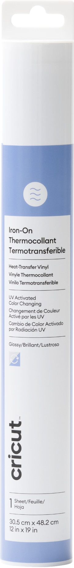 Cricut Farbveränderndes Iron-On (UV-aktiviert) Pastellblau 30x48 cm ist nicht mehr verfügbar