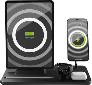 Zens 5-in-1 MagSafe Wireless Charger 15W with Stand, Watch Stand, and iPad Dock Black is no longer available
