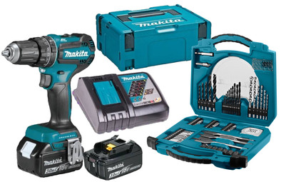 Makita DHP485RFJ + 71-teiliges Bit- und Bohrerset ist nicht mehr verfügbar