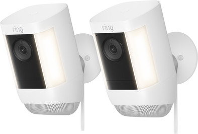 Ring Spotlight Cam Pro - Plug In - Weiß - Doppelpack ist nicht mehr verfügbar