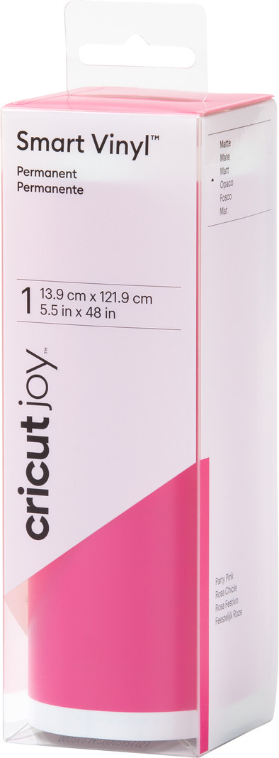 Cricut Smart Vinyl Permanent Joy Partyrosa Matt 14 x 122 cm ist nicht mehr verfügbar