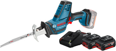 Bosch Professional GSA 18V-LI C + Bosch Professional 18V GBA 4,0-Ah-Akku (2x) und Schnellladegerät ist nicht mehr verfügbar