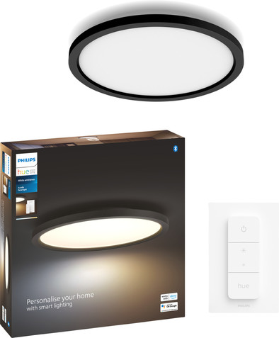 Philips Hue Aurelle Deckenleuchte White Ambiance Rund Schwarz ist nicht mehr verfügbar