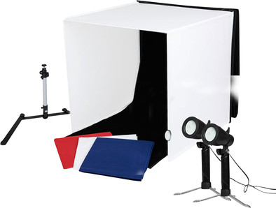 Caruba Portable Fotostudio 40 x 40 x 40 cm + LED-Leuchte (2x) ist nicht mehr verfügbar