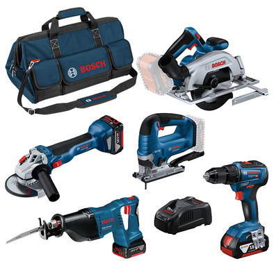 Bosch Professional 5 Toolkit 18V 0615990N39 Combi Set | Coolblue ...