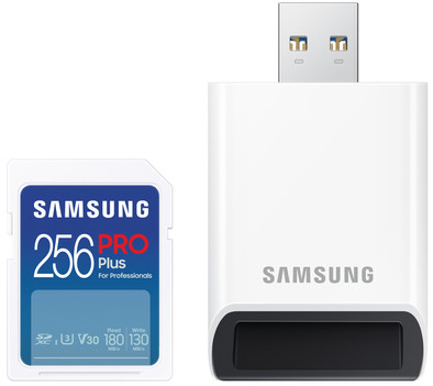 Samsung SDXC PRO Plus 256GB 180MB/s + USB-Adapter ist nicht mehr verfügbar