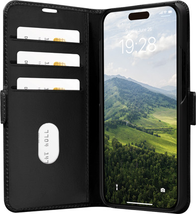 Dbramante1928 Lynge Leder-Handyhülle Für IPhone 12/12 Pro – Mit Kartenfach, Abnehmbarem Cover & RFID-Schutz