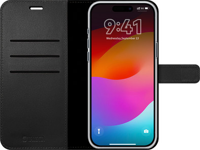 Valenta Gel Skin iPhone 15 Pro Max Book Case Leather Black is no longer available