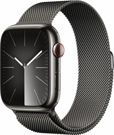 Apple Watch Series 9 4G 45mm Graphite Stainless Steel Milanese Watch Strap is no longer available