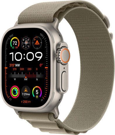 Apple Watch Ultra 2 4G 49 mm Alpine Armband Grün S ist nicht mehr verfügbar
