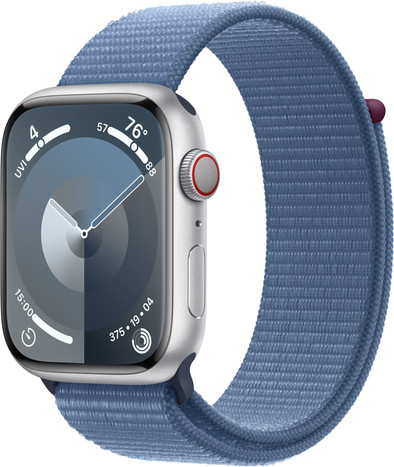 Apple Watch Series 9 4G 45mm Silver Aluminum Sport Watch Strap is no longer available