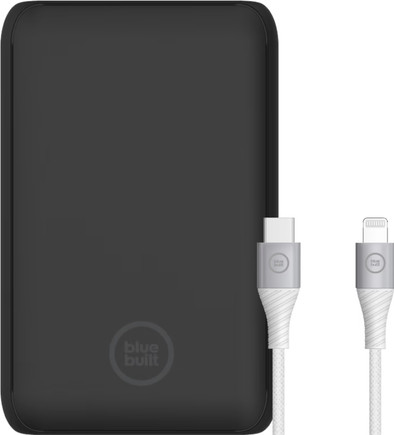 BlueBuilt Powerbank mit Schnellladefunktion 10.000 mAh + Lightning-Kabel 1,5 m Nylon Weiß ist nicht mehr verfügbar
