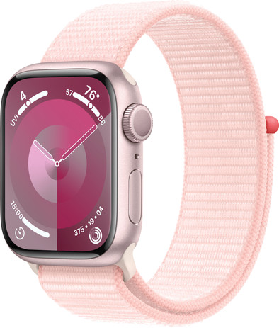 Apple Watch Series 9 41 mm Rosé Aluminium Sport Loop ist nicht mehr verfügbar