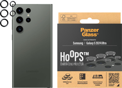 PanzerGlass Hoops Samsung Galaxy S24 Ultra Kameraobjektivschutz Glas ist nicht mehr verfügbar