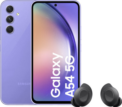 Samsung Galaxy A54 128GB Purple 5G + Samsung Galaxy Buds FE Black is no longer available
