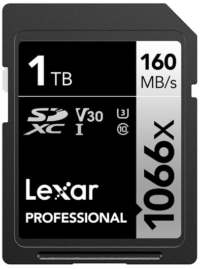 Lexar Professional SDXC 1066x SILVER 1TB 160MB/s is no longer available