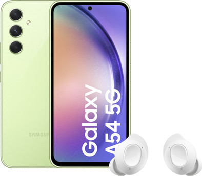 Samsung Galaxy A54 128GB Green 5G + Samsung Galaxy Buds FE White is no longer available